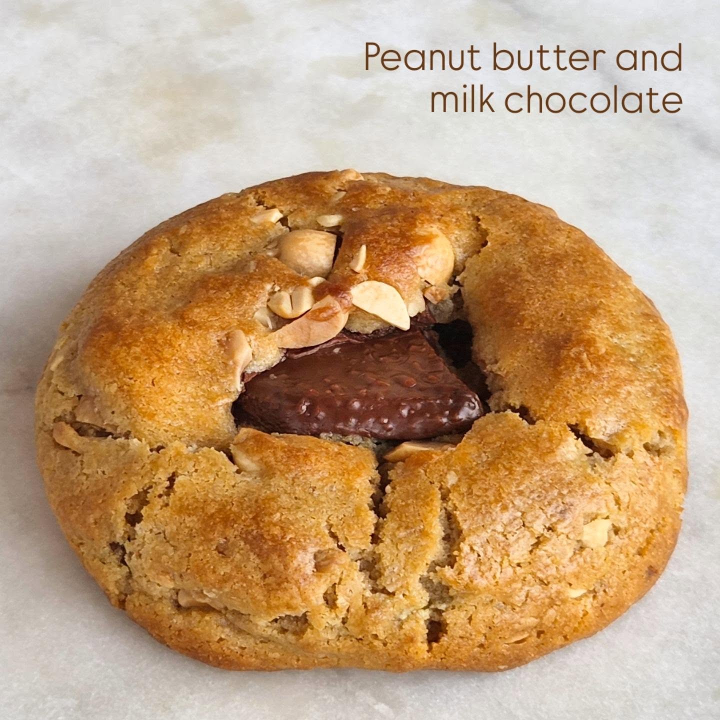 Peanut butter and milk chocolate.